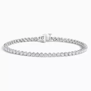 Теннисный браслет с бриллиантами 6,5 дюймов (2 карата) Brilliant Earth