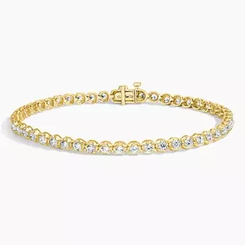 Теннисный браслет с сертифицированными лабораторными бриллиантами 7 дюймов (3 карата) Brilliant Earth