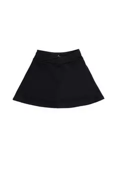 Теннисный кросс фронт юбка со вшитыми шортами Danskin, черный