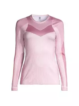 Теннисный топ со складками Plum & Soft Berry K-Swiss