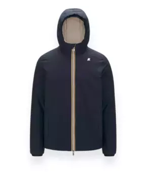 Теплая двойная куртка. K-Way, синий