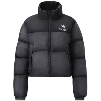 Теплая флисовая куртка-пуховик для женщин Camel, цвет Glacier Gray/Phantom Black