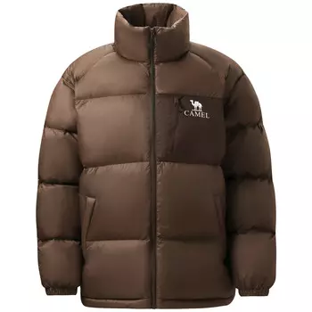 Теплая флисовая куртка-пуховик унисекс Camel, цвет Phantom Black/Ink Gray