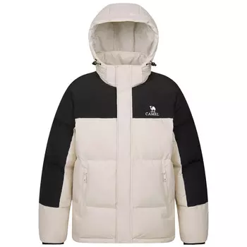 Теплая флисовая куртка-пуховик унисекс Camel, цвет Oak Gray/Phantom Black