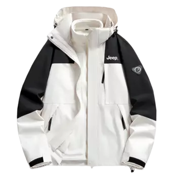 Теплая, морозостойкая, водоотталкивающая, с защитой от насекомых, непромокаемая, антистатическая, ветровка унисекс Jeep, хаки