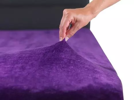 Теплая плюшевая простыня на ощупь, кашемировая простыня, трикотажная фланелевая флисовая набивная простыня, цвет: бордовый, размер: 90-100 х 200 см MALIKA