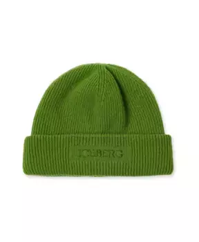 Теплая шапка из смесовой шерсти. Iceberg, зеленый