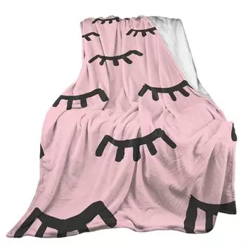 Теплое пуховое одеяло, стильное, мягкое, приятное на ощупь, многоцелевое теплое удобное вязаное плед с ресницами для путешествий-A, размеры: M Stuttg