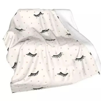 Теплое пуховое одеяло, стильное, мягкое, приятное на ощупь, многоцелевое, теплое, удобное, вязаное плед с ресницами для путешествий, размер F, размеры: S Stuttg