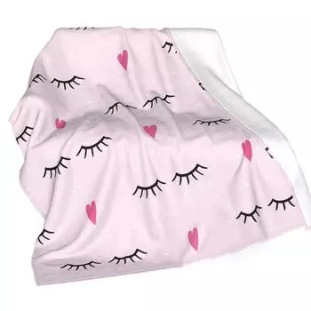 Теплое пуховое, стильное, мягкое, приятное на ощупь, многоцелевое теплое удобное вязаное плед с ресницами для путешествий-D, размеры: XL Stuttg