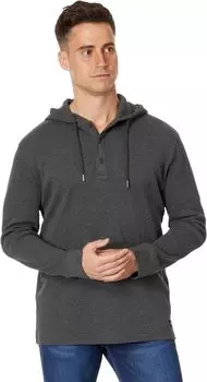 Тепловой пуловер с капюшоном Quiksilver, цвет Charcoal Heather