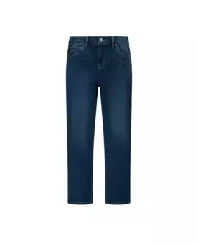 Теплые эко-джинсы зауженного кроя стандартного кроя для мальчиков Levi's, синий