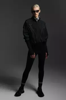 Теплые беговые леггинсы drymove с карманами H&M, черный