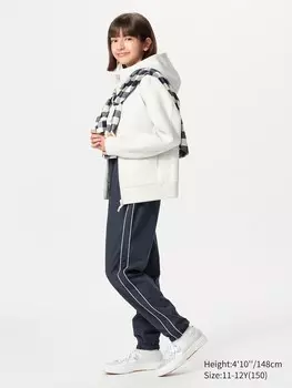 Теплые джоггеры на подкладке Uniqlo, цвет 69 синий