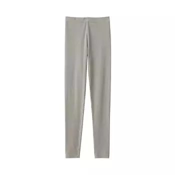 Теплые хлопковые леггинсы MUJI, серовато-коричневый