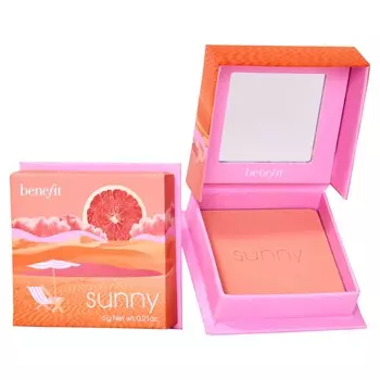 Теплые коралловые румяна sunny wanderful world blush powder Benefit Cosmetics, вес 6 гр.