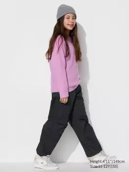 Теплые легкие брюки Uniqlo, цвет 09 черный