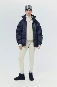 Теплые спортивные леггинсы H&M, бежевый