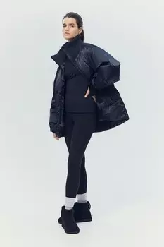 Теплые спортивные леггинсы H&M, черный