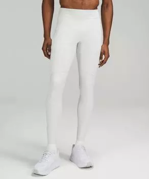 Теплые тайтсы мужские Surge Lululemon, белый