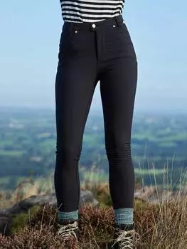 Теплые узкие уличные брюки ACAI, черный