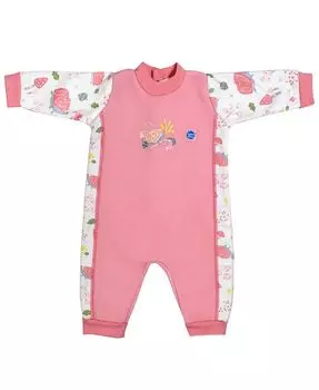 Теплый гидрокостюм с лесным принтом для маленьких девочек Splash About, мультиколор