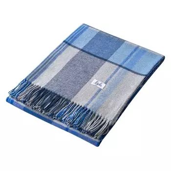 Теплый хлопковый плед - Fenis Lisola, синий