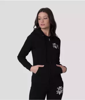 Теплый свитер Anna out на молнии Retro Jeans, черный