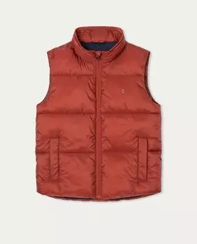 Теплый жилет для мальчика Hackett, оранжевый
