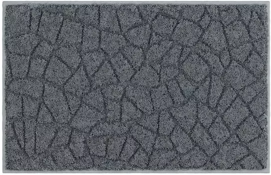 TERAZZO коврик для ванной 50x80см антрацит GRUND, серый