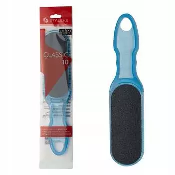 Терка для педикюра Staleks Classic AC 10/2 двусторонняя, градация 80/120