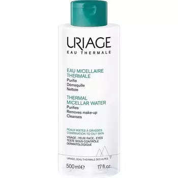 Термальная мицеллярная вода для комбинированной кожи 500мл, Uriage