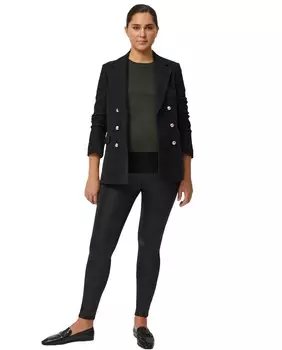 Термальные леггинсы для беременных с кожаным эффектом и мягкой внутренней частью Ysabel Mora, черный