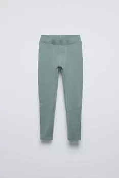 Термальные леггинсы из лыжной коллекции ZARA, цвет Blue/Green
