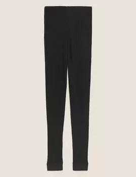 Термальные леггинсы Pointelle Marks & Spencer, черный микс