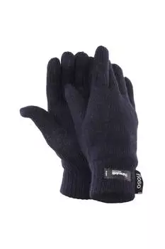 Термальные трикотажные перчатки Thinsulate (3М, 40 г) Floso, темно-синий