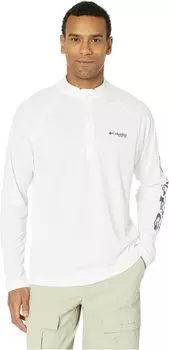 Терминал Снасти 1/4 на молнии Columbia, цвет White/Nightshade Logo