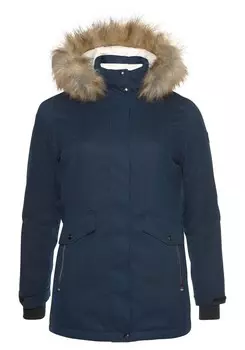 Термо пуховик POLARINO Outdoor Jacket, пятнистый синий