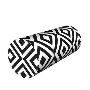 Термоэластичная анатомическая рулонная подушка Bertoni, идеальная для здоровья позвоночника, комфорта и дизайна DIAMOND - 15x40 см