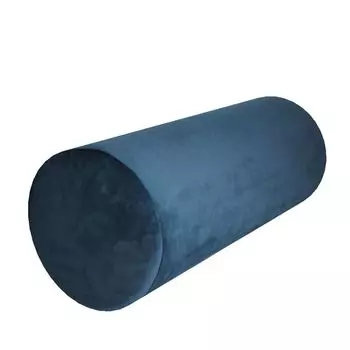 Термоэластичная анатомическая рулонная подушка Bertoni, идеальная для здоровья позвоночника, комфорта и дизайна 15x40 см, синий