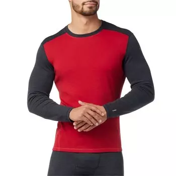 Термобелье классическое Smartwool с круглым вырезом, красный