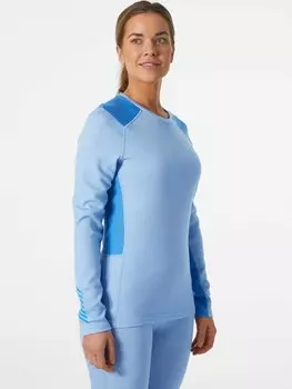 Термоблуза Helly Hansen W LIFA MERINO MIDWEIGHT CREW, синий