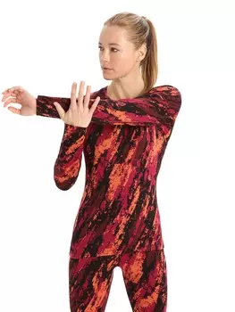 Термоблуза Icebreaker 250 Vertex Sedimentary, красный