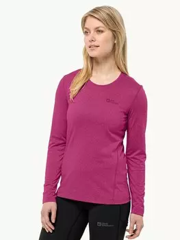 Термоблуза Jack Wolfskin SKY THERMAL L/S W, розовый