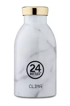 Термобутылка Clima Carrara 330мл 24bottles, серый
