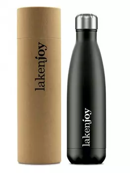Термобутылка Laken Lakenjoy 0.5L, черный