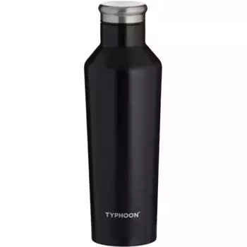 Термобутылка Тайфун «PURE COLOR I», (2 шт.), нержавеющая сталь модного цвета, с двойной изоляцией, 0,5 литра Typhoon, черный