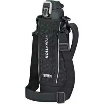 Термобутылка ТЕРМОС «Ультралайт» с мягкой крышкой 1,0 л Thermos, черный