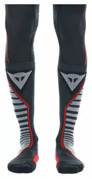 Термодлинные носки Dainese, черный/красный