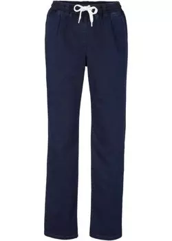 Термоджинсы с удобным поясом Bpc Bonprix Collection, синий